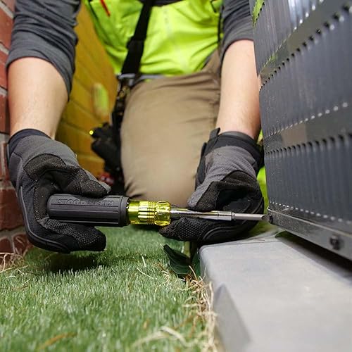 Miniatura 7 de Klein Tools 32559 Destornillador multibroca  destornillador de tuerca, herramienta de alcance extendido 6 en 1 con destornillador de tuerca,