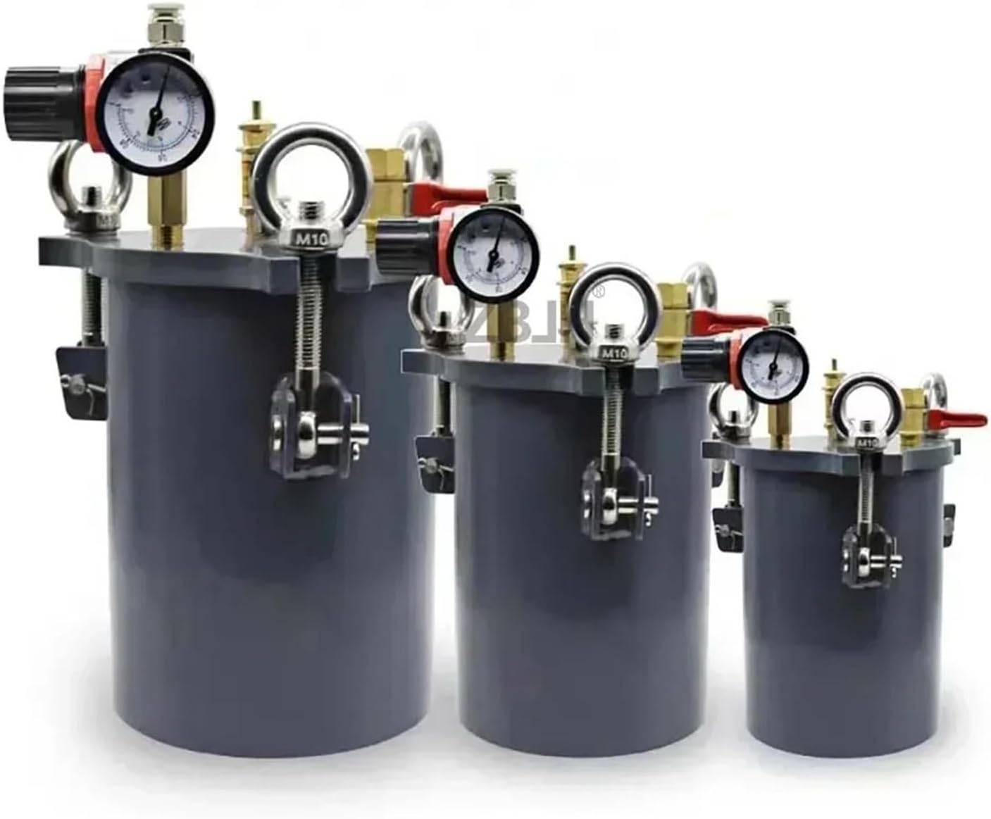 2L Glue Dispenser Pressure Tank Dispensing Bucket Carbon Steel