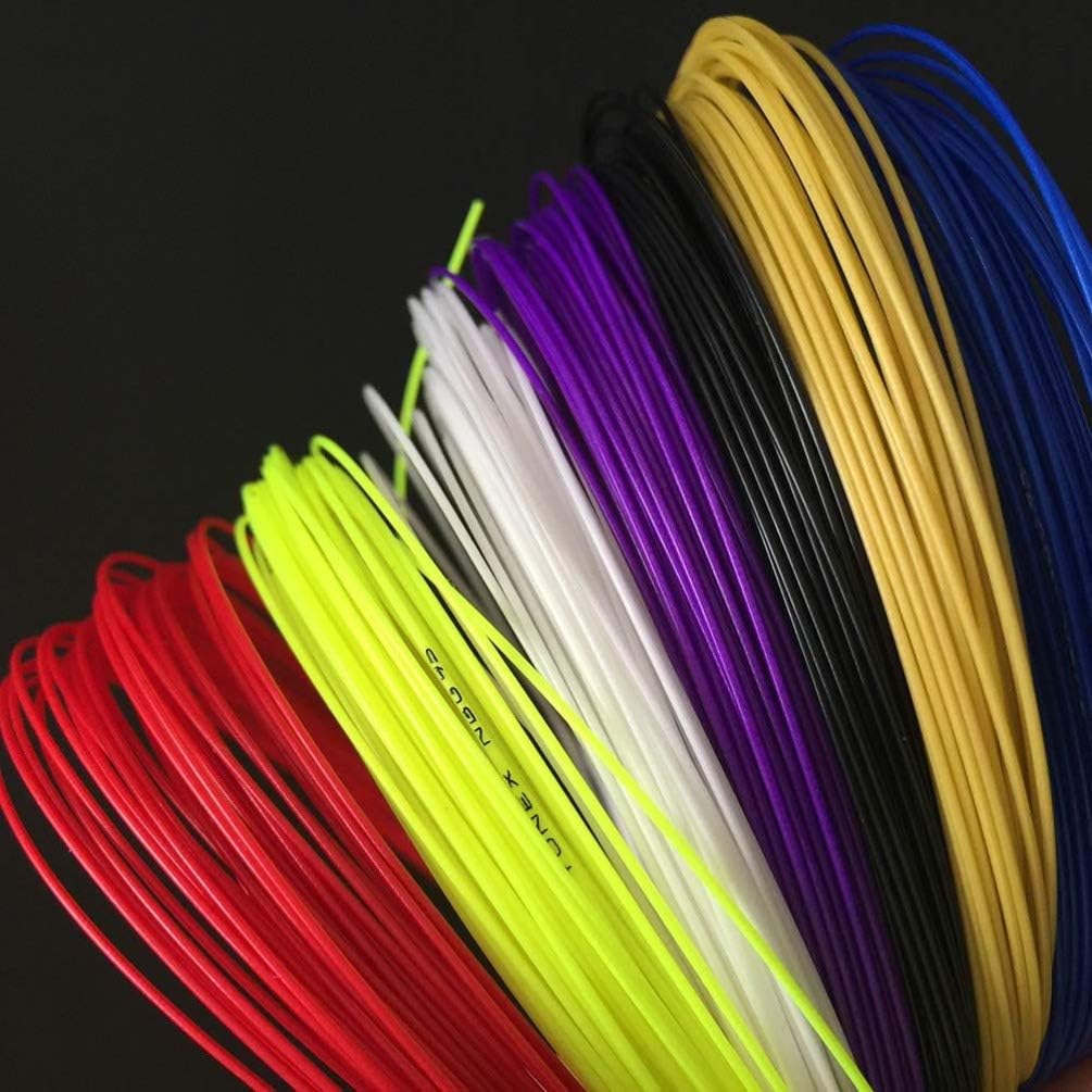 Garneck 10PCS Badminton Racket String Racquet Replacement Lines for Badminton (Random Color) : Sports & Outdoors