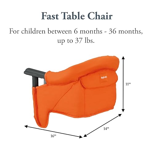 Miniatura 75 de Inglesina Fast Table Chair - Silla alta galardonada para bebé para comer y cenar, compacta, portátil y plegable, no deja arañazos, para bebés de 6 a