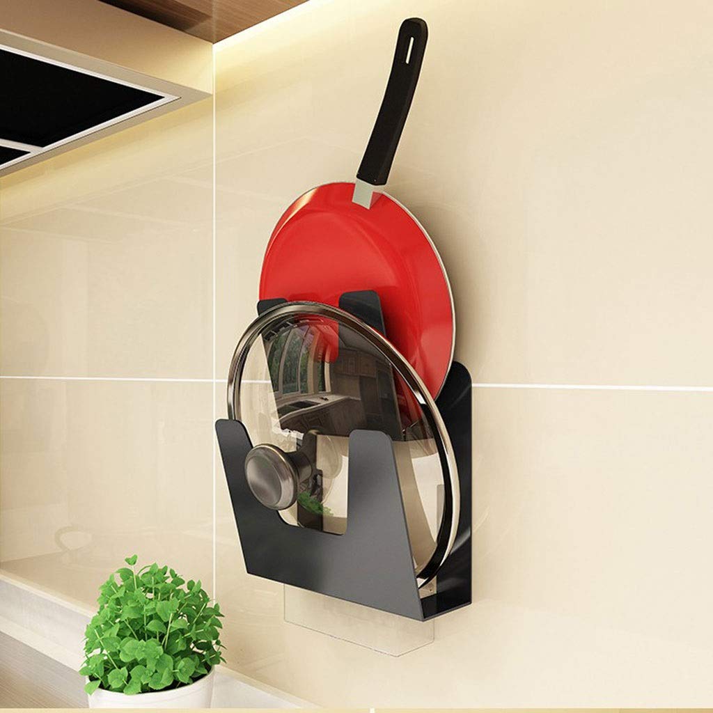 Porta-coperchi per pentole, Porta-coperchi da Montare sulla Porta, portaoggetti Multifunzionale per pentole da Cucina, portaoggetti, Porta-coperchi per pentole, Supporto per Utensili in