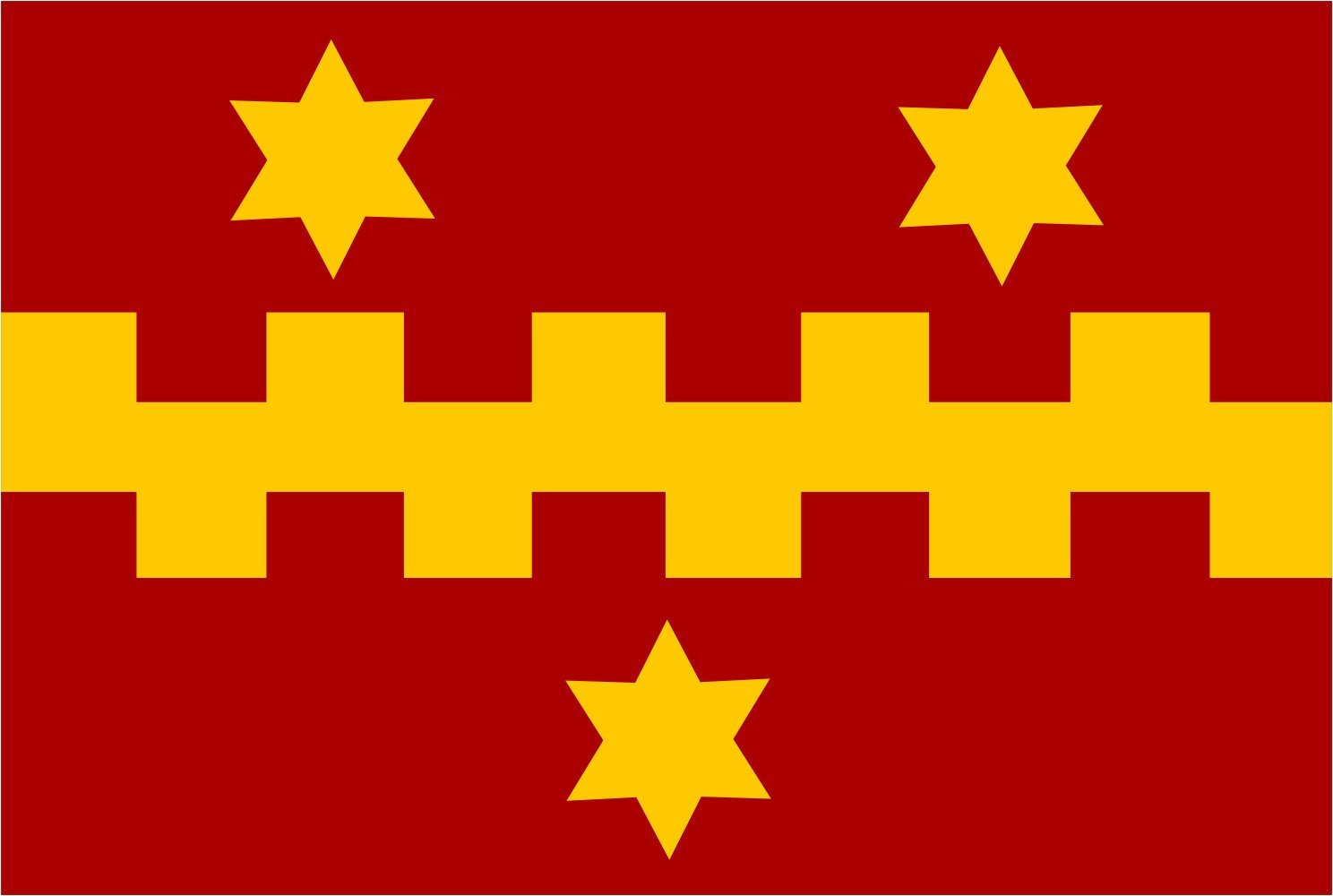 Drapeau Vleteren vlag grand format paysage pour mât extérieur