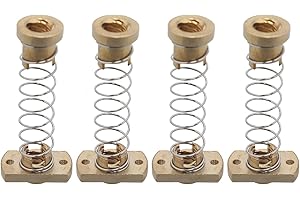 ACME Rod 4-Pack: Precision Brass Nuts for Ender 3D Printers