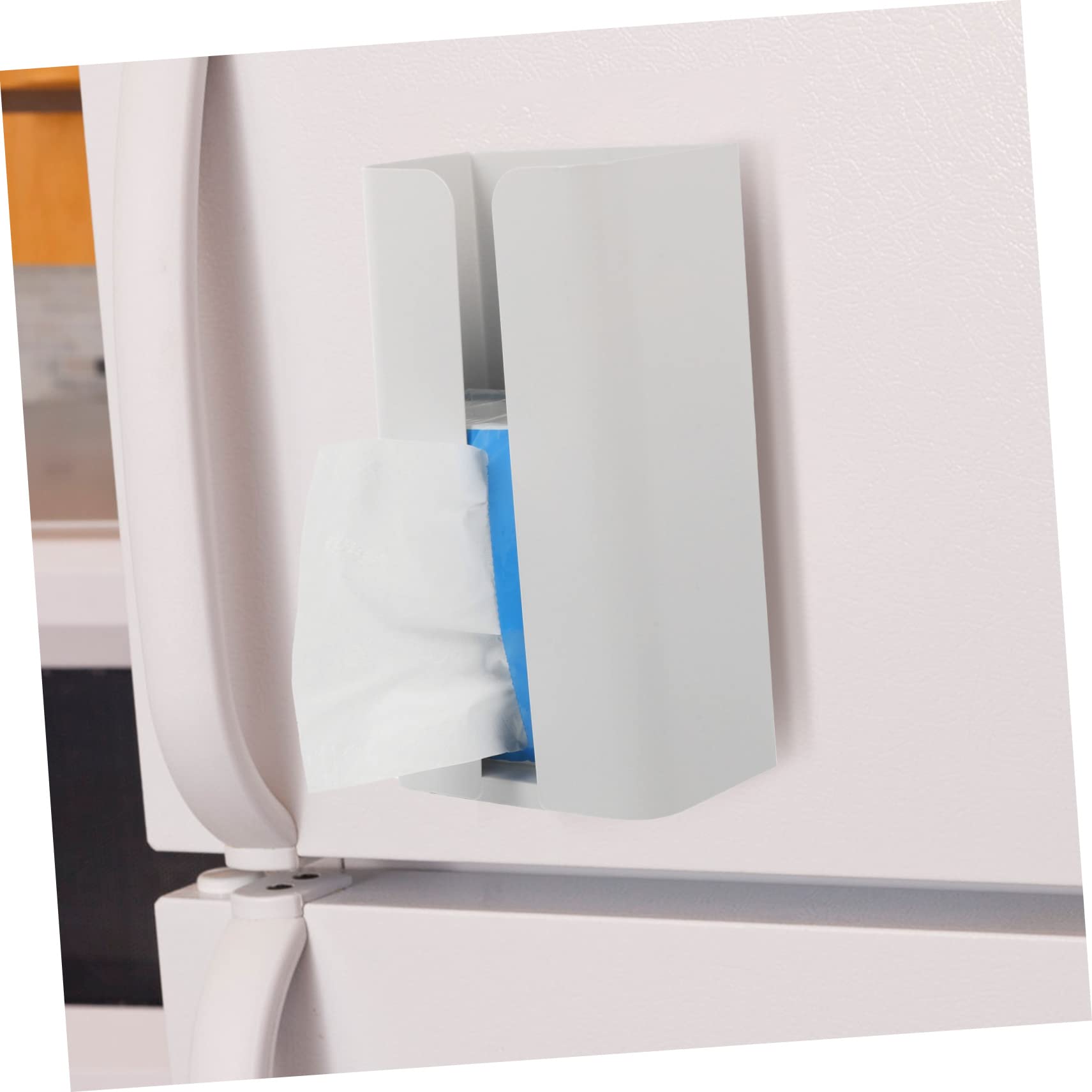 Distributeur Blanc au Acier Magnétique Mouchoirs Carbone
