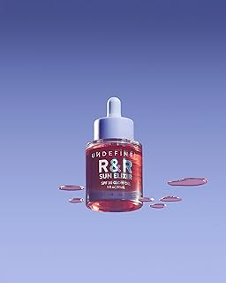 Undefined Beauty R&R Sun Elixir SPF 30 – Multitasking Glow Oil with Vitamin C, Water-Resistant Sunscreen, Rose & Vanilla Scent