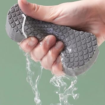 Banyo Vücut Duş Süngeri Sihirli Vücut Ölü Deri Sökücü Vücut Masaj Peeling Fırçası Süngeri