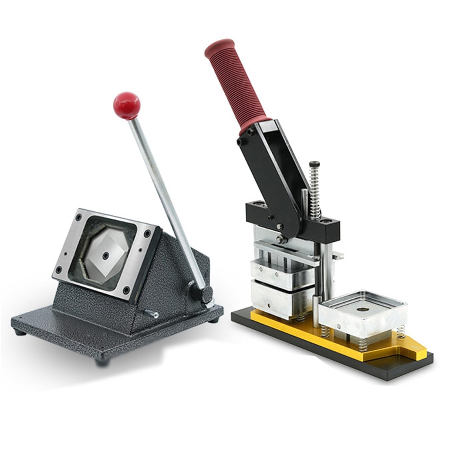 Square Fridge Magnet Maker Machine DIY Photo Magnet Making Machine+Paper Cutter+1000pcs Materials(3.2 * 3.2in kit 1000pcs Materials)