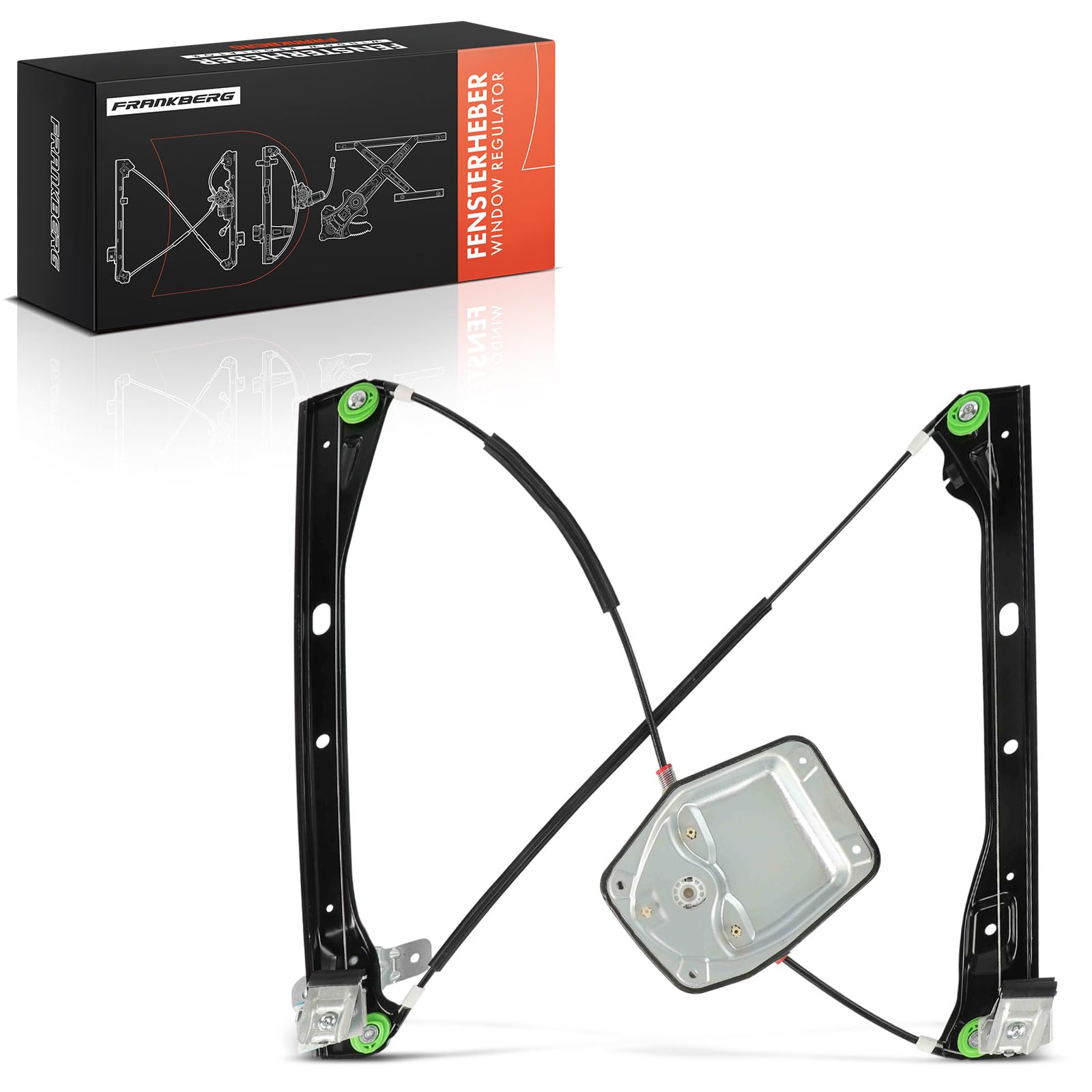 Window Regulator Without Motor Front Left Compatible with Golf V 1K1 4/5 Door Hatchback 2003-2009 1K4837461A