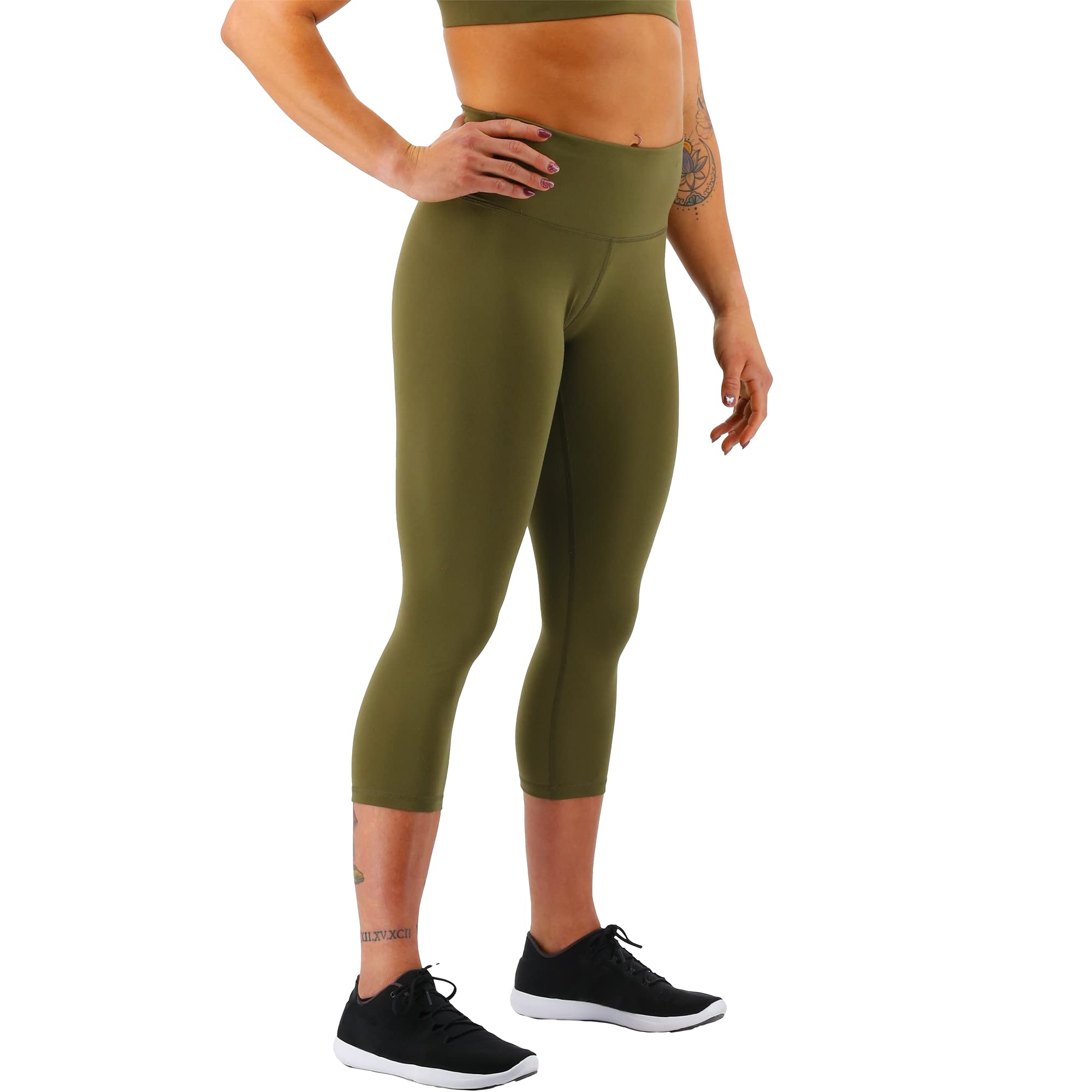 TYR Legginsy Sportowe Typu Cropped - Leginsy Kobiety