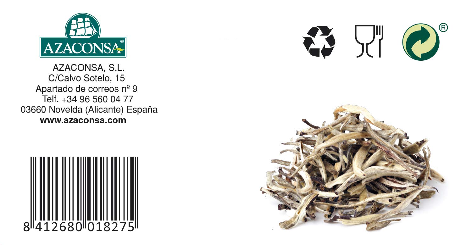 Té Blanco en Caja de 25 Unidades - Propiedades Antioxidantes Naturales - Aporta Vitaminas y Minerales