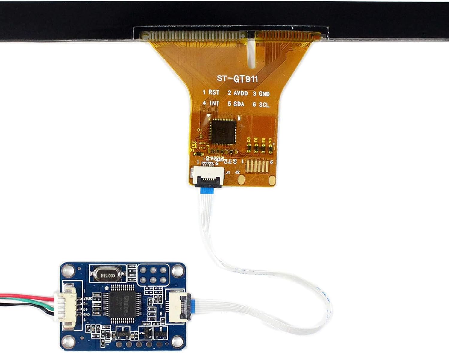 VSDISPLAY 9" Capacitive Tocuh Panel for 9 inch 800x480 LCD Screen, Such as AT090TN10