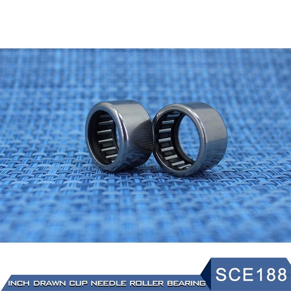 JIYAMI'EN EL Rodamientos de Rodillos de Aguja SCE188 rodamientos de Agujas 28.575 * 34.925 * 12.7 mm (5 PC) Dibujado Copa rodamientos de Agujas B188 BA188Z SCE 188
