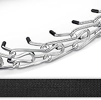 Vista 7 de Supet Prong Collar for Dogs, Adjustable Dog Choke Collar Adjustable Dog Pinch Collar with Quick Release Buckle for Small Medium Large Dogs(Packed