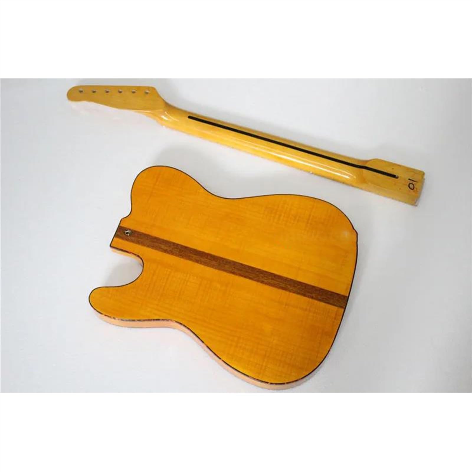 Kits De Guitare Jazz À Corps Semi-creux Sans Pièces 22 Positions De Tonalité Corps En Acajou Touche En Érable