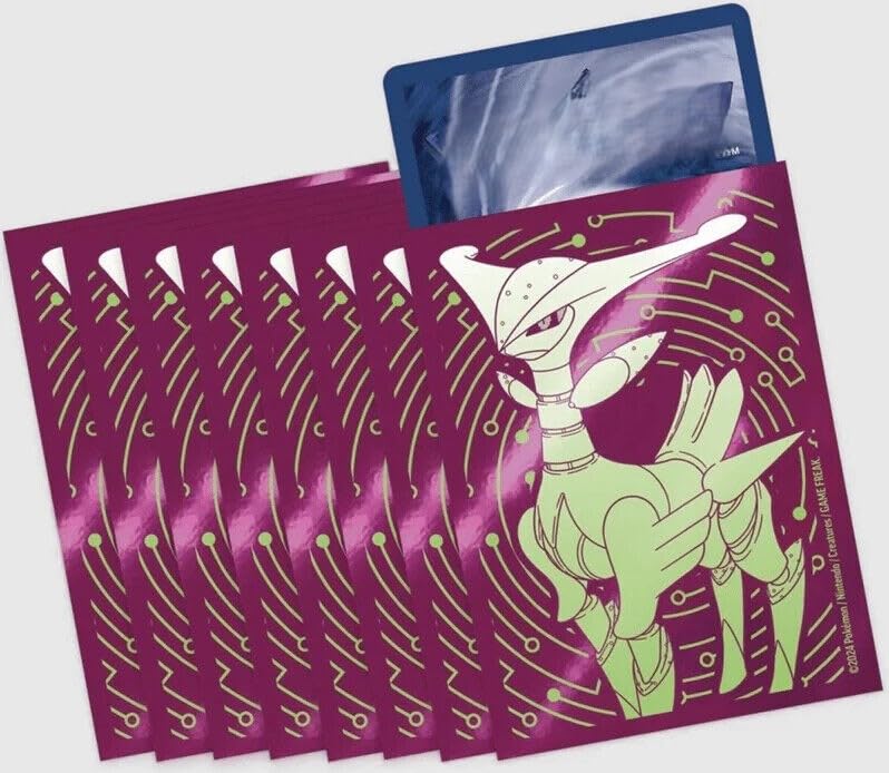 Elite Top Trainer Set of 65 Matte Card Sleeves for Collectible Cards, Games with BB-Toy-Trades Shipping Protection (Iron Foil Sleeves)