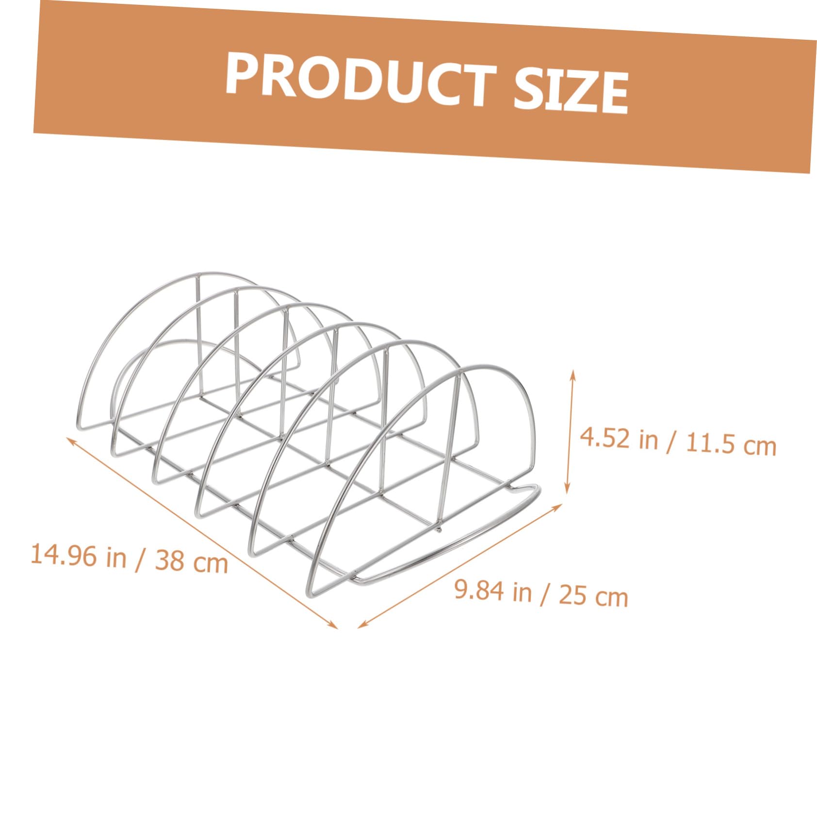 UKCOCO Supporto Costine in Acciaio Inox, Portatile e Leggero, Resistente all’Usura, per Barbecue in Casa o Picnic, Accessorio per Grigliare Carne