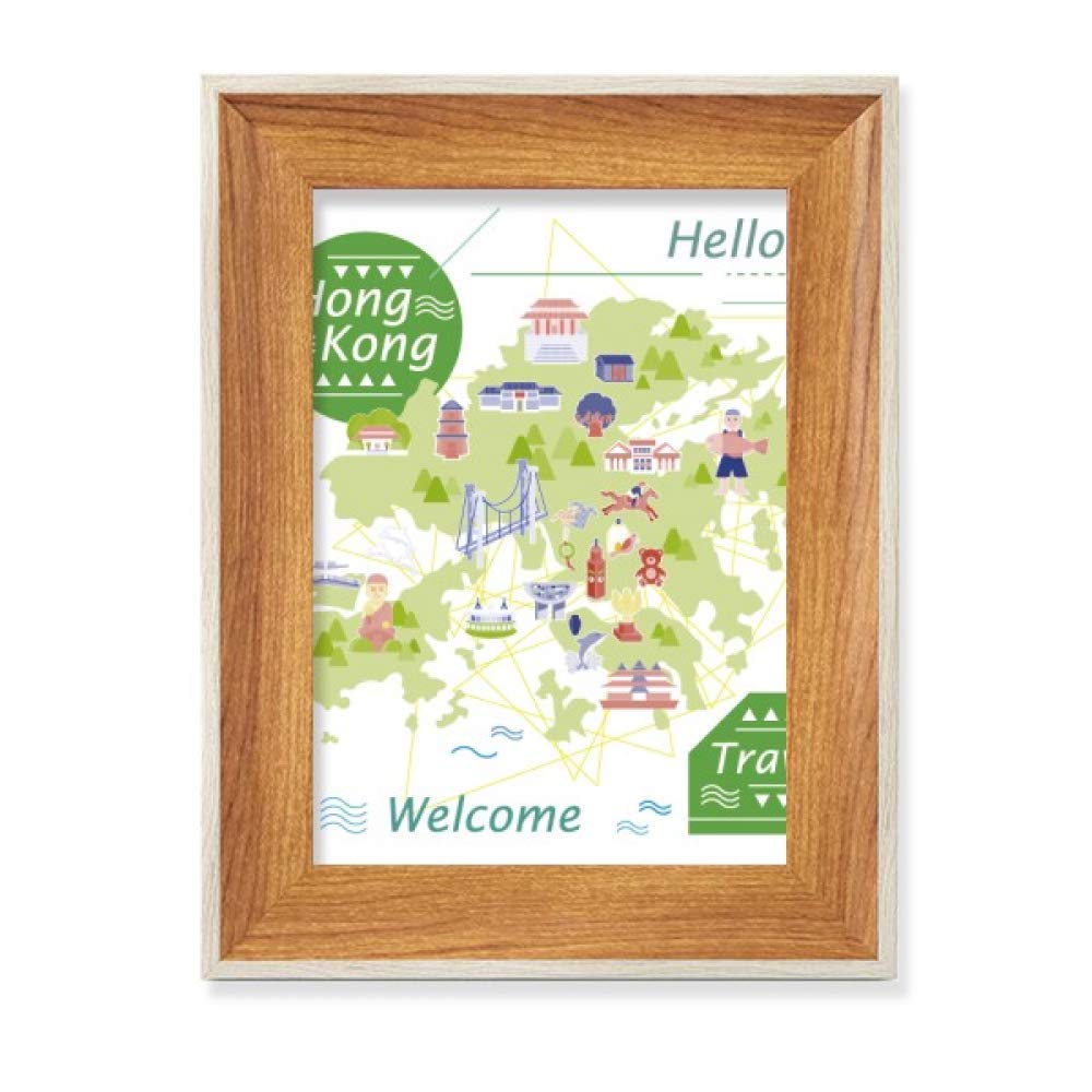 Hong Kong Chine cadre de photo en bois de bureau idéal pour salon moderne