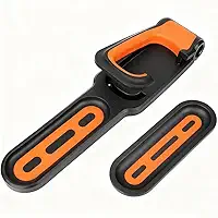 Suporte vertical de parede para bicicletas, incluindo a base para a roda traseira, capacidade máxima de carga de 16 kg, compatível com bicicletas de vários tamanhos, dobrável.