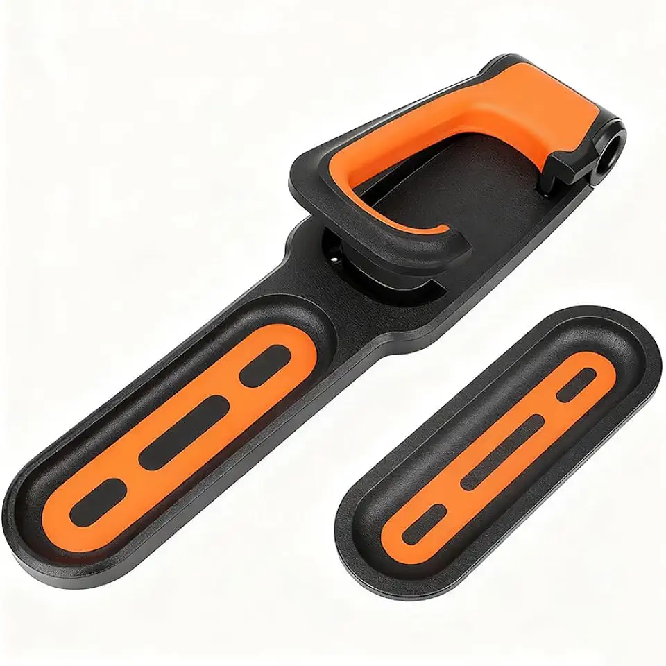 Suporte vertical de parede para bicicletas, incluindo a base para a roda traseira, capacidade máxima de carga de 16 kg, compatível com bicicletas de vários tamanhos, dobrável.