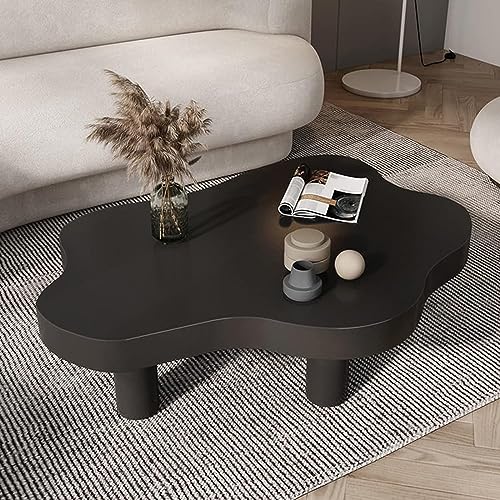 Table basse en forme de nuage noire au design premium et épuré - 2