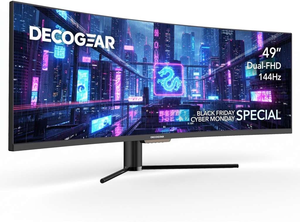 Deco Gear 49'' curved ultrawide monitor with 144Hz