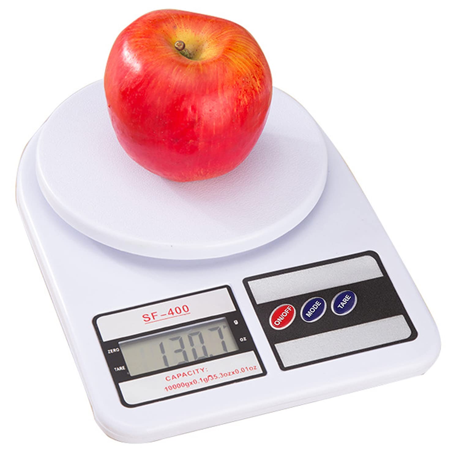 Latest Version SF400 Digital Weight Measuring Machine Food Weighing Scale Weighing Machine for Food Small Meals Kitchen (Max Weight Load Upto 10 Kg, Pack of 1)-image-14