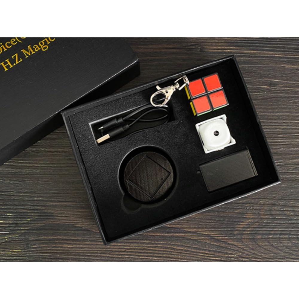 ZQION Dadi Mentali (Cubo) 2.0 Reali Dadi Previsione Esilianti Puntelli Magici Strada Primo Piano Accessori Magici Illusioni Trucchi Magici Mago
