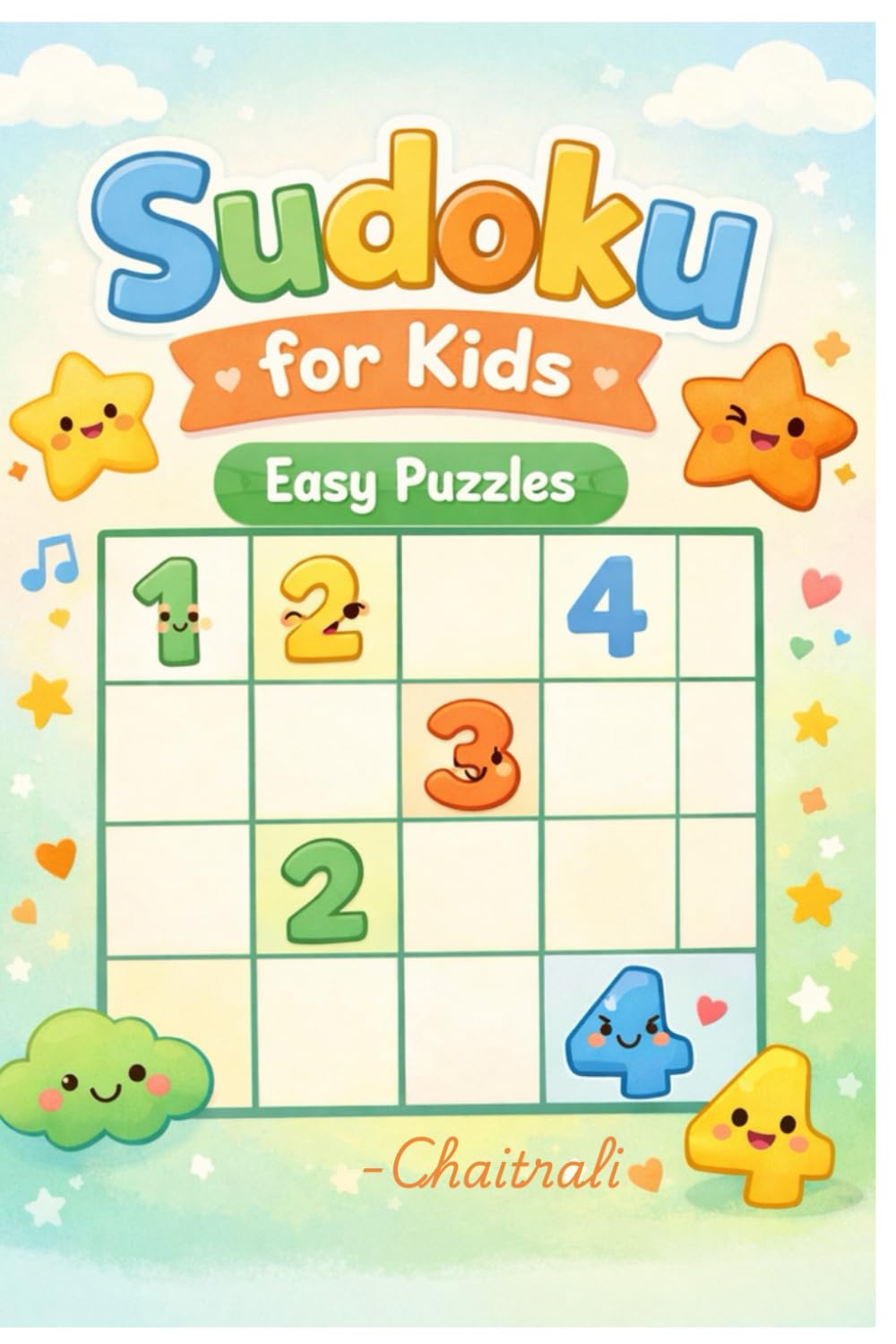 Fun Sudoku Puzzle Book for Kids: 15 Easy Logic Puzzles to Boost Thinking Skills | Beginner Level | With Solutions