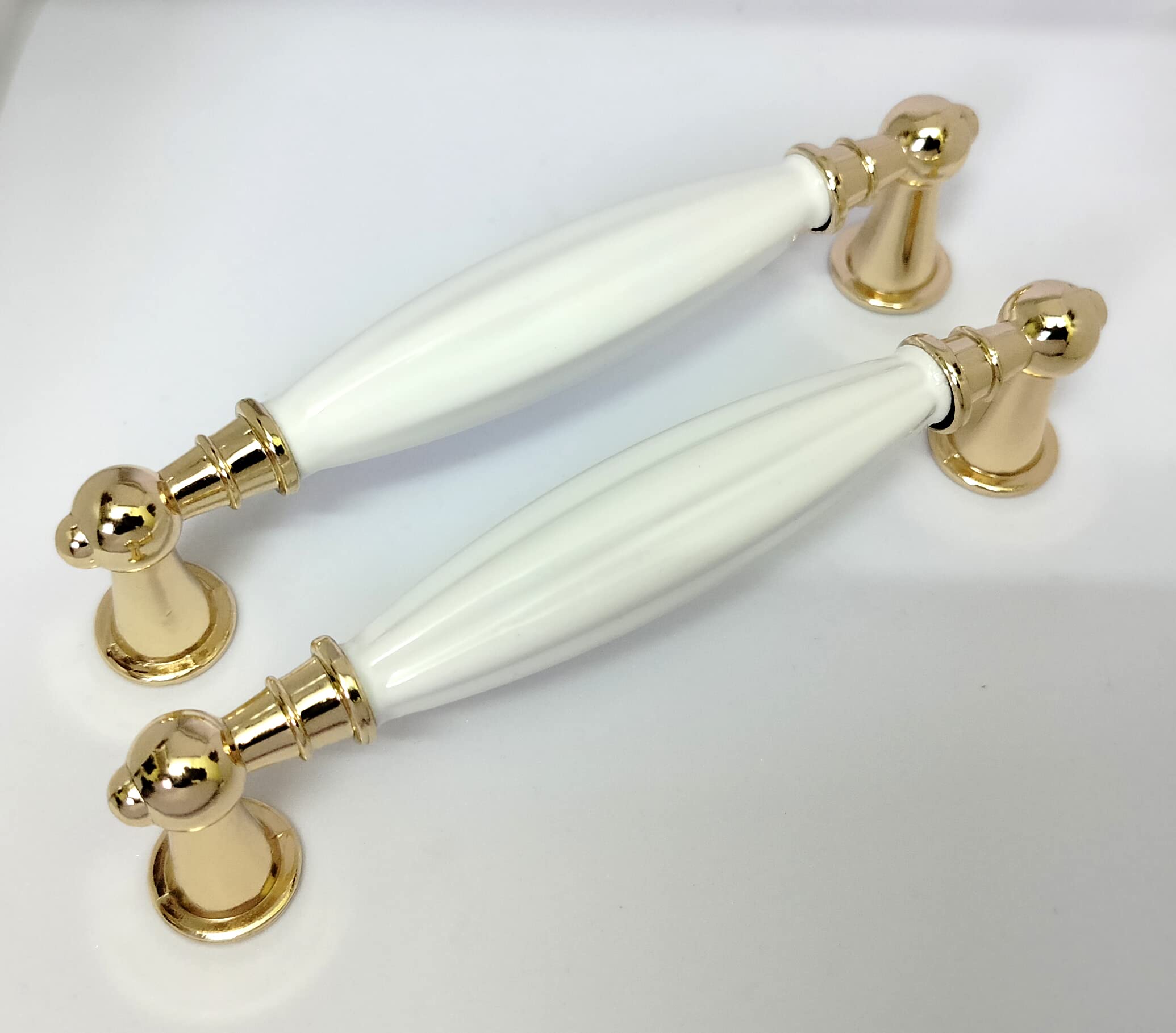 Techlife's(Pack of 2) G-Ceramic Handle for Kitchen cabinets/Drawer Dresser/Cupboard/Home Furniture Improvement. (Size. 128mm)