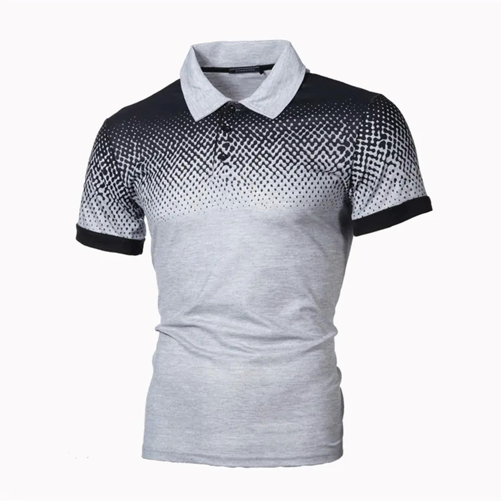 T Shirt Uomo Uomini Stampa Corsa Nuovo Abbigliamento Ssumento Stampe Chuadifica in Cassi-Nero-XXXL