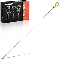 A-Premium Stainless Steel Engine Oil Dipstick for Chevy Silverado & GMC Sierra 2500/3500 HD 6.6L V8 2001-2007 - Direct Replacement