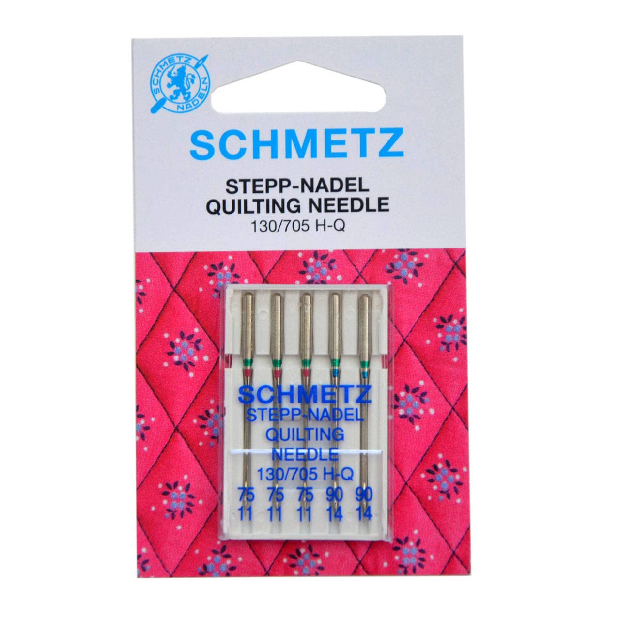 5 Sewing Machine Needles Quilting 130/705 H-Q Needle Thickness 75/11-90/14 Can be Used on Any Standard Household Sewing Machine