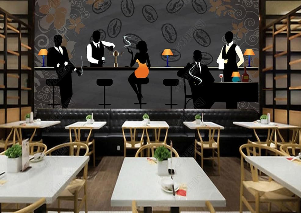 Papier peint intissé de qualité supérieure pour une décoration classique de salon