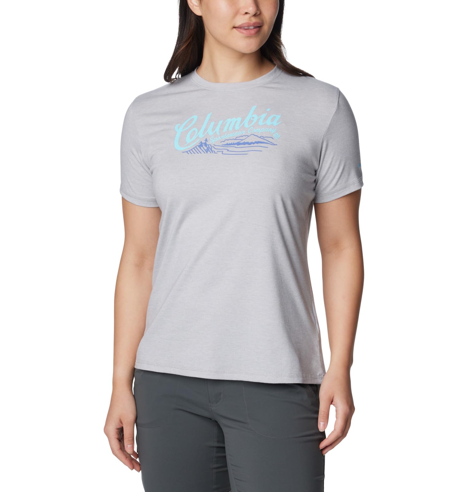 Columbia Women's Sun Trek Ss Graphic Tee