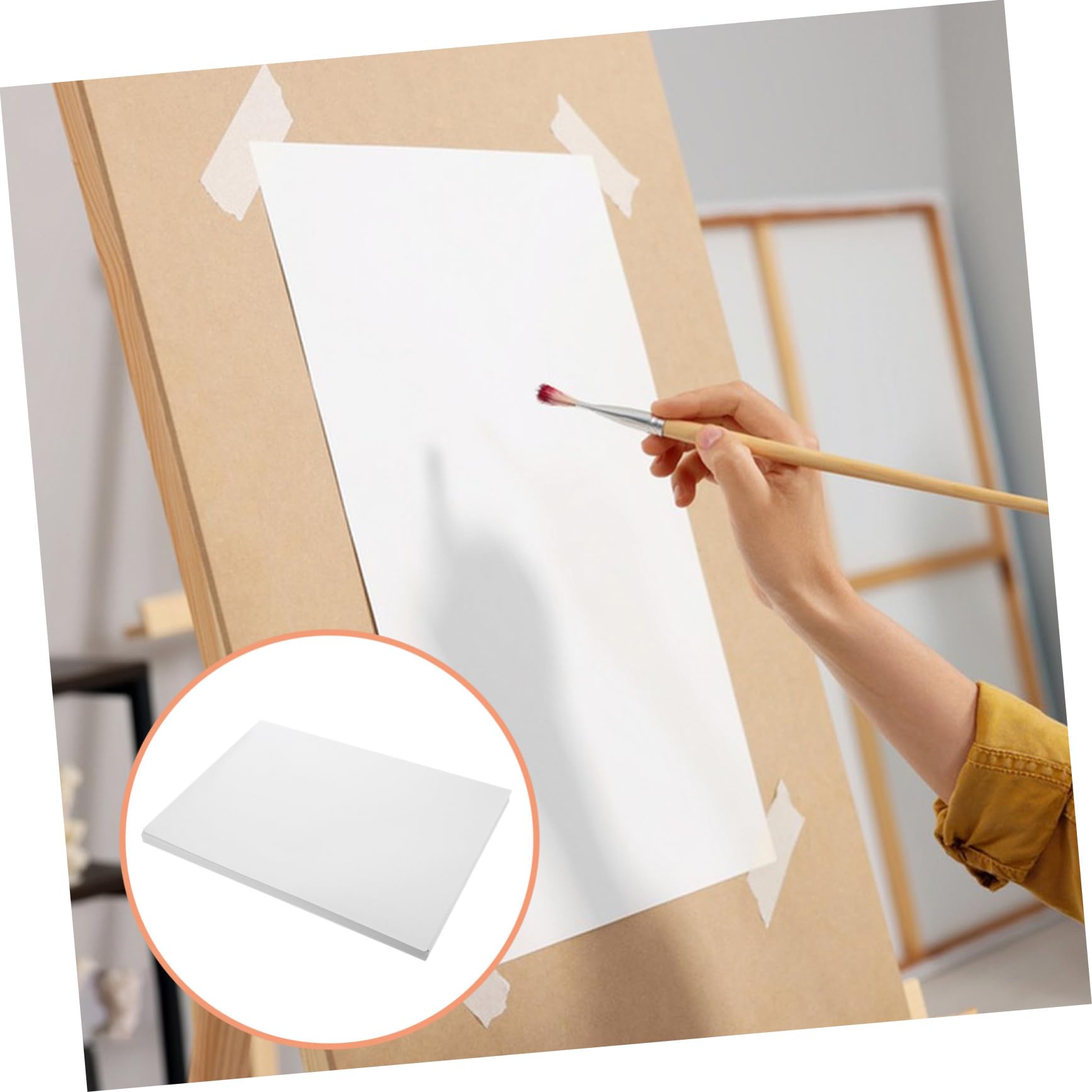Gatuida 100feuilles Papier à Dessin Vierge Épais Pour Croquis Techniques Marqueurs Aquarelle Et Travaux Créatifs