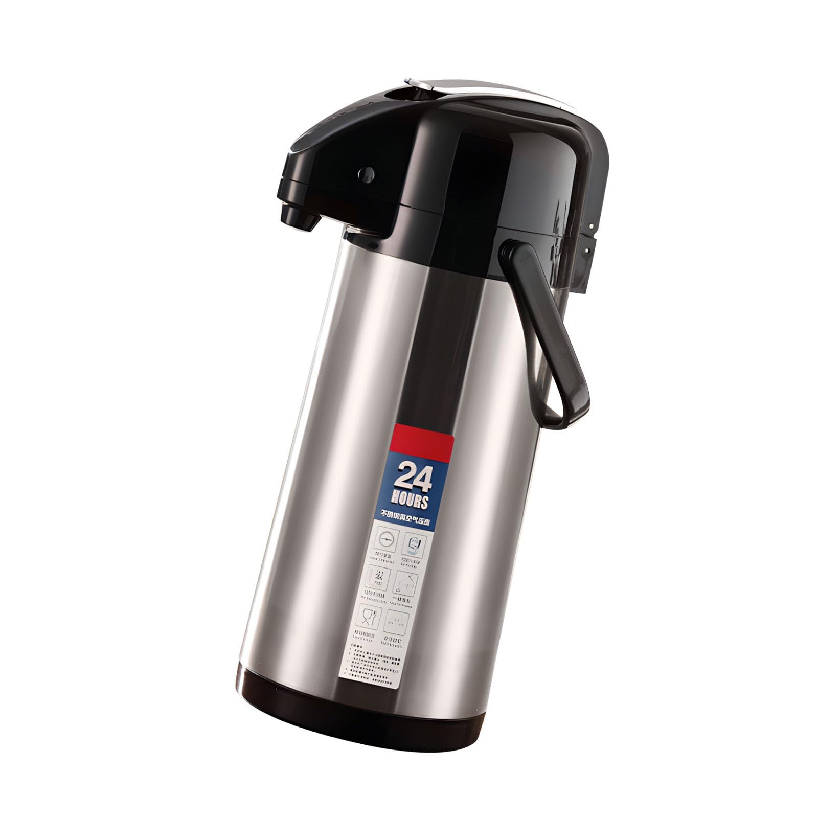 Tsophreniq Large Capacity Insulated Vacuumflask Maintains Innovation of Coffee Tea Chocolate Drink Preserving Flavor and Scent Utilizing Rustless Large Capacity