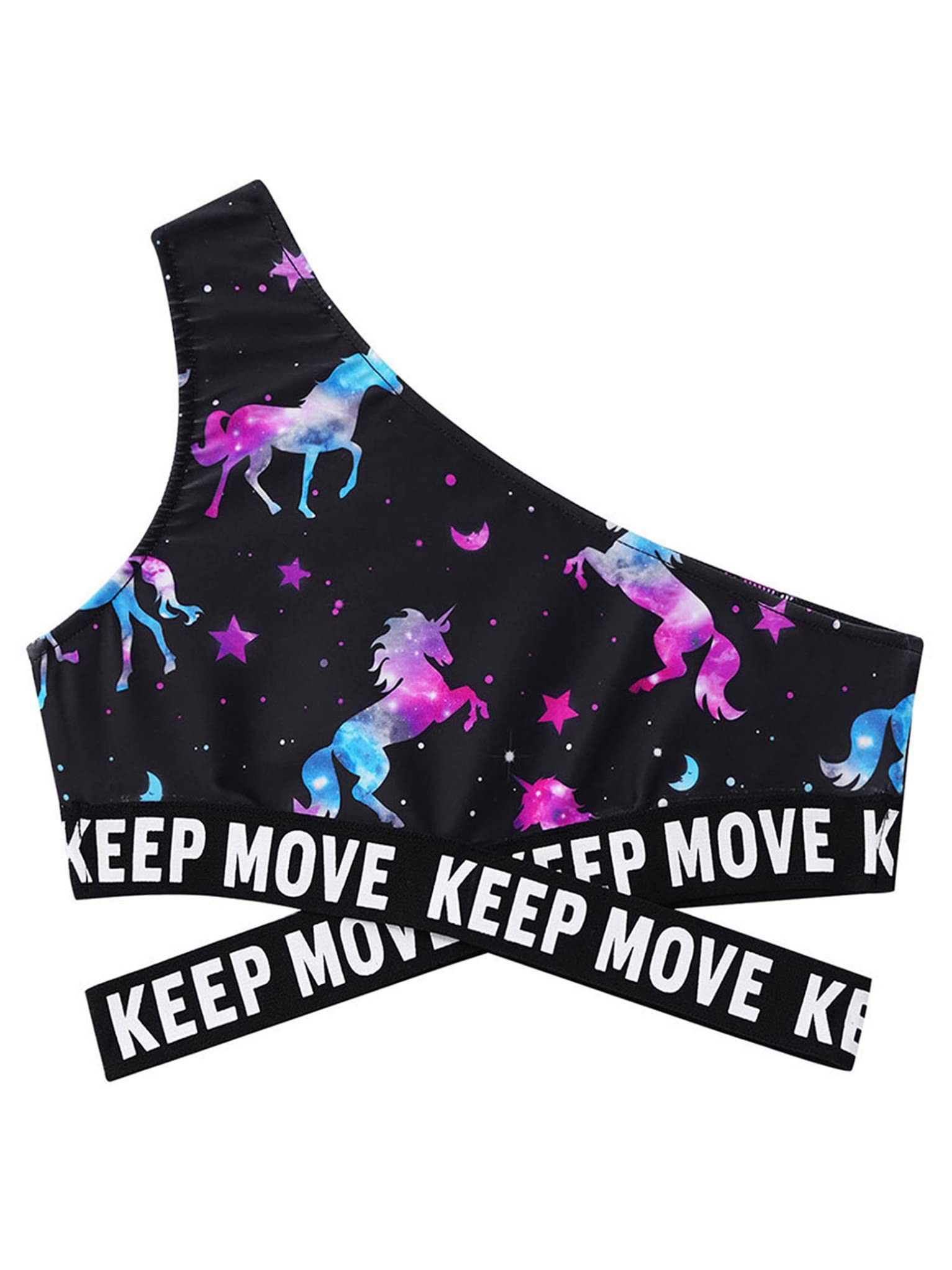 TTAO Girls Criss Cross Waist Dancewear Workout Athletic Yoga Gymnastics Ballet Tank Tops Black 12 Years