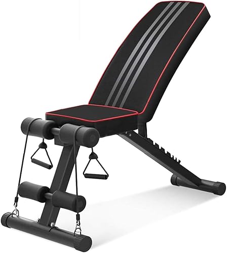 Taburete plegable con mancuernas Banco de pesas ajustable Plegable planoinclinadoDecline Bench Press Banco para sentarse para entrenamiento en