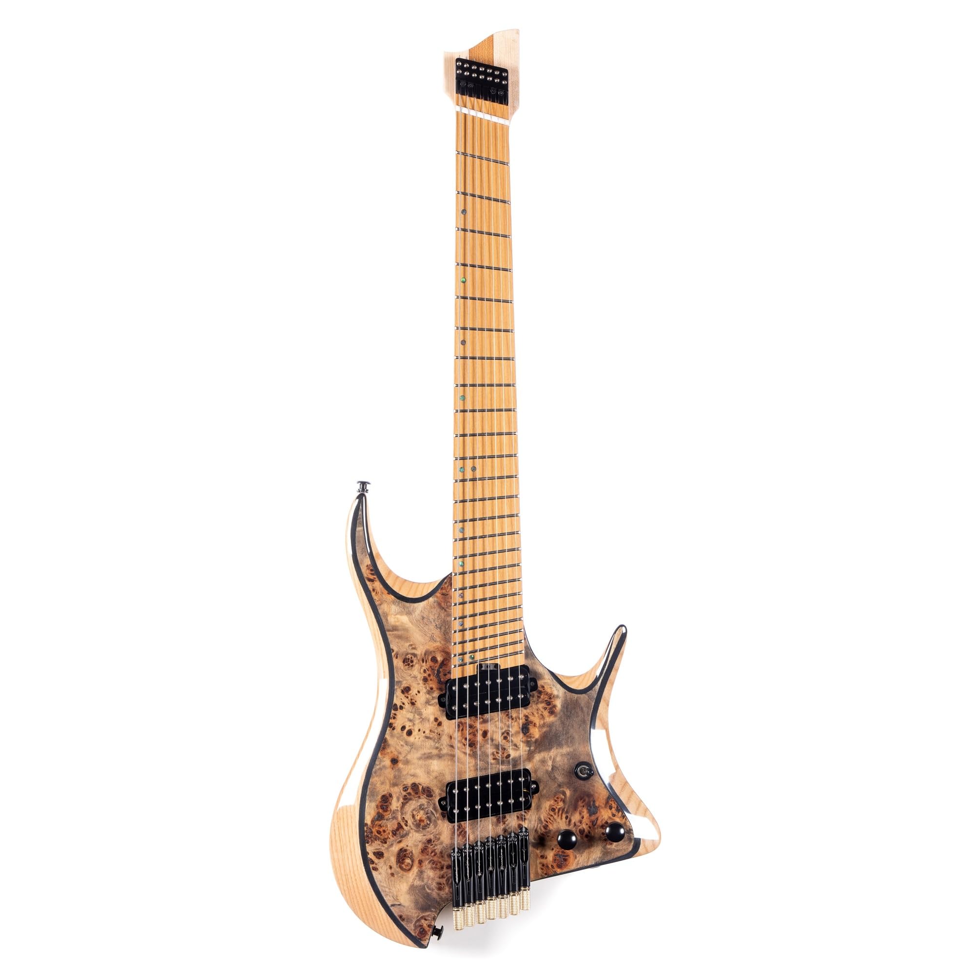 7 strunowa gitara elektryczna bezgłowa profesjonalny instrument odpowiedni dla początkujących gitara elektryczna zestaw