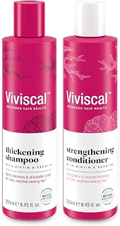 Bundle of Viviscal Hair Thickening Shampoo and Conditionar for Naturally Thicker & Fuller Looking Hair, 250ml