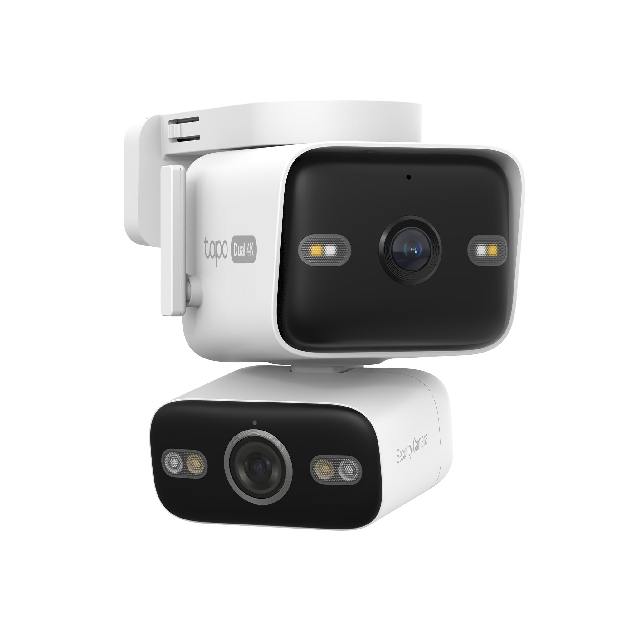 Tapo C575D - Cámara de Vigilancia Exterior WiFi 4K Doble Lente, Visión 170°, PTZ 360°, Seguimiento Inteligente IA, Visión Nocturna Color, PoE, IP66, Audio Bidireccional