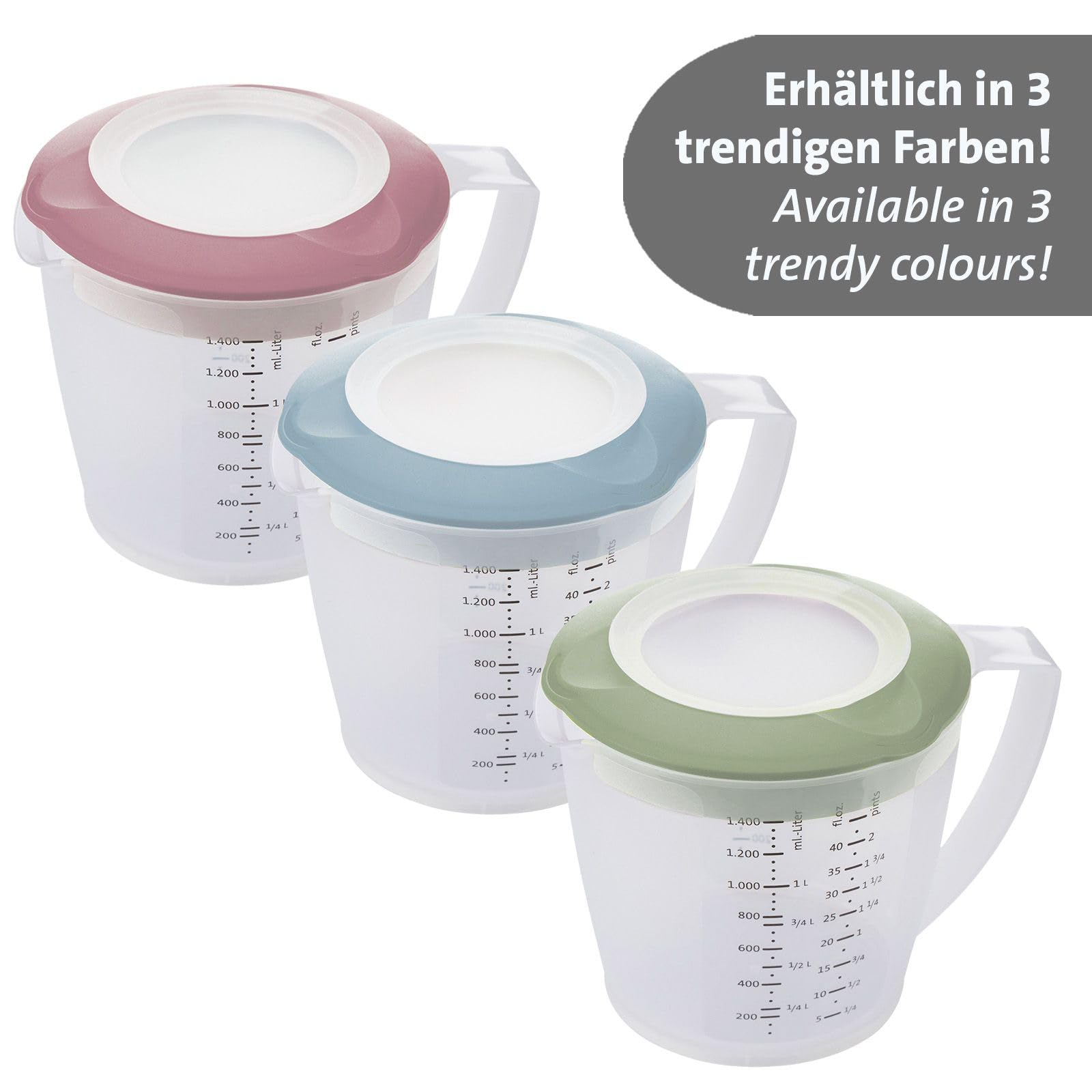 CARAFFA GRADUATA 1000 ml - plastica