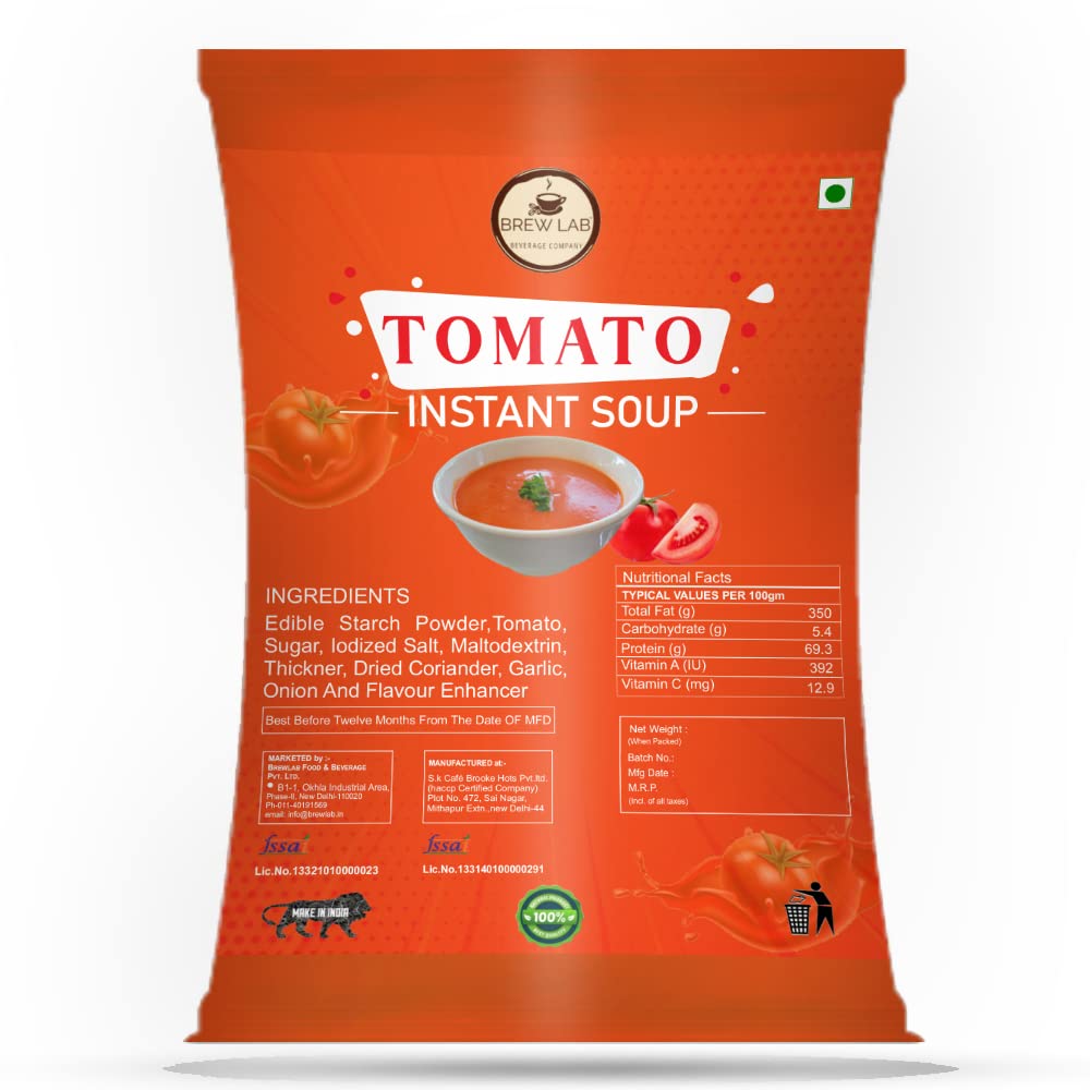Ready To Cook Instant Healthy Tomato Instant Soup Powder | Easy to Prepare | (1 kg)