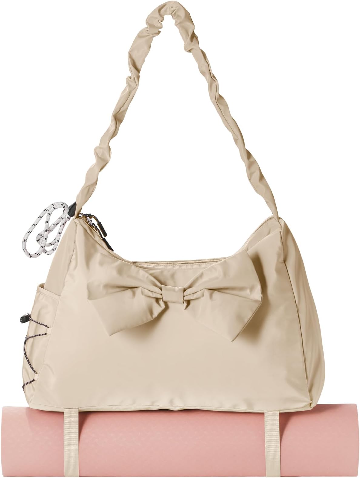 Travel Duffel Bag Sports Gym Bag with Shoe Compartment & Wet Pocket for Women, Yoga Gym Bag with Shoe Compartment