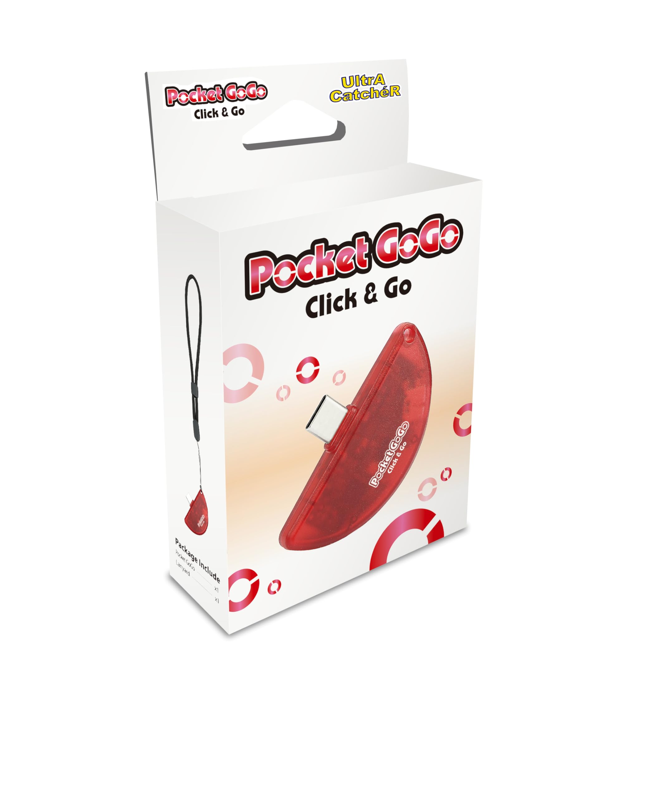 Totalconsole Pocket Go Go Click & Go Monster Catcher - RED (TC-95286)