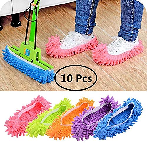 MUXItrade 10 pz 5 Paia Duster Mop Pantofole Scarpe...
