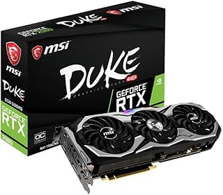 MSI Gaming GeForce RTX 2080 8GB GDRR6 256-bit VR Ready Graphics Card (RTX 2080 DUKE 8G OC)