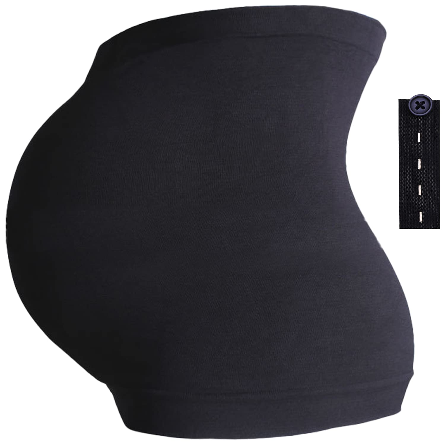 Dress Cici Pregnancy Belly Band, Seamless Maternity Pants Extenders with Silicone Anti Slip Strip