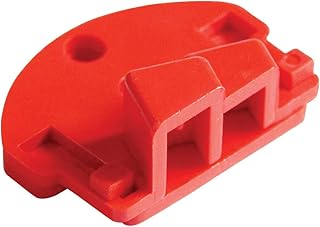 Zing Green Products 7284 Top Slide Single Pole Breaker Lockout, Red