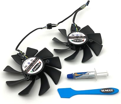 FD9015U12S 85MM 4Pin Cooling Fan For XFX HD 7950 HD 7970 Dual-X Video card fans Y